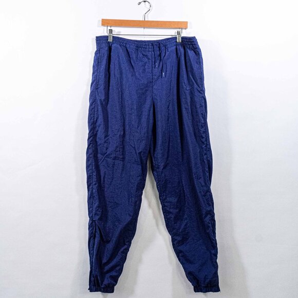 Nike Windbreaker Pants Swishy Nylon Medium VTG 90s Skate Streetwear - Picture 1 of 8